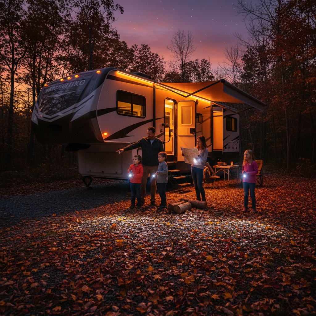 RV Safety Tips for Shorter Days and Longer Nights